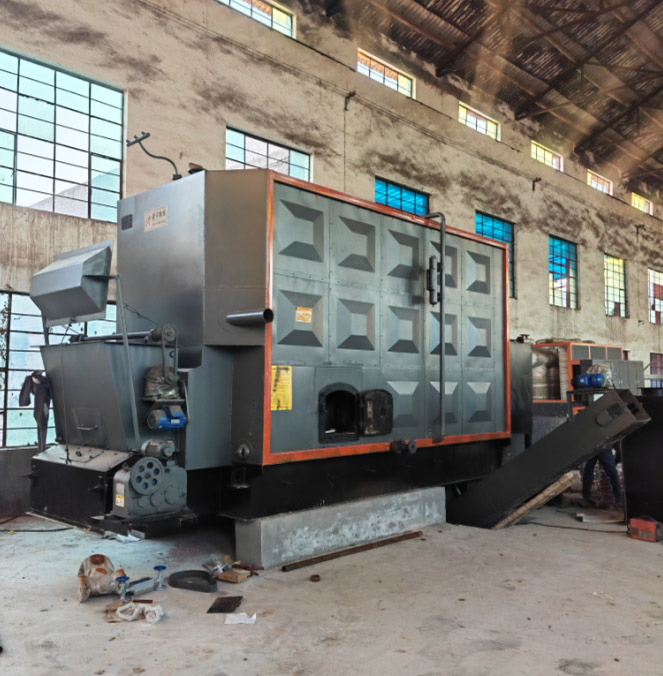 自動鏈條4噸生物質(zhì)鍋爐使用現(xiàn)場